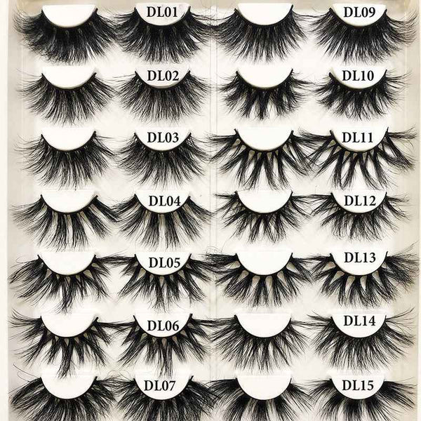 False Eyelashes Mink Thick Fluffy