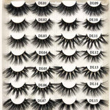 False Eyelashes Mink Thick Fluffy