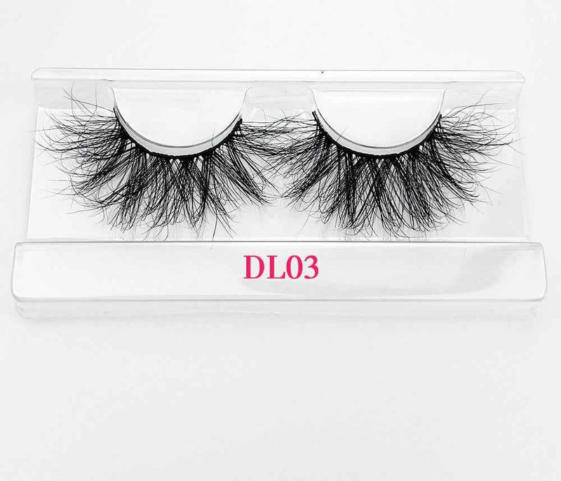False Eyelashes Mink Thick Fluffy