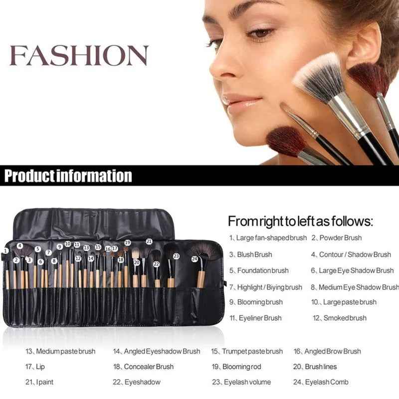 24 Pcs Makeup Brush Sets