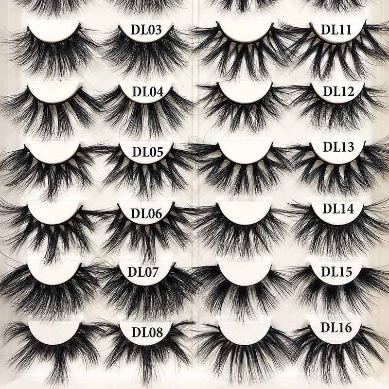 False Eyelashes Mink Thick Fluffy