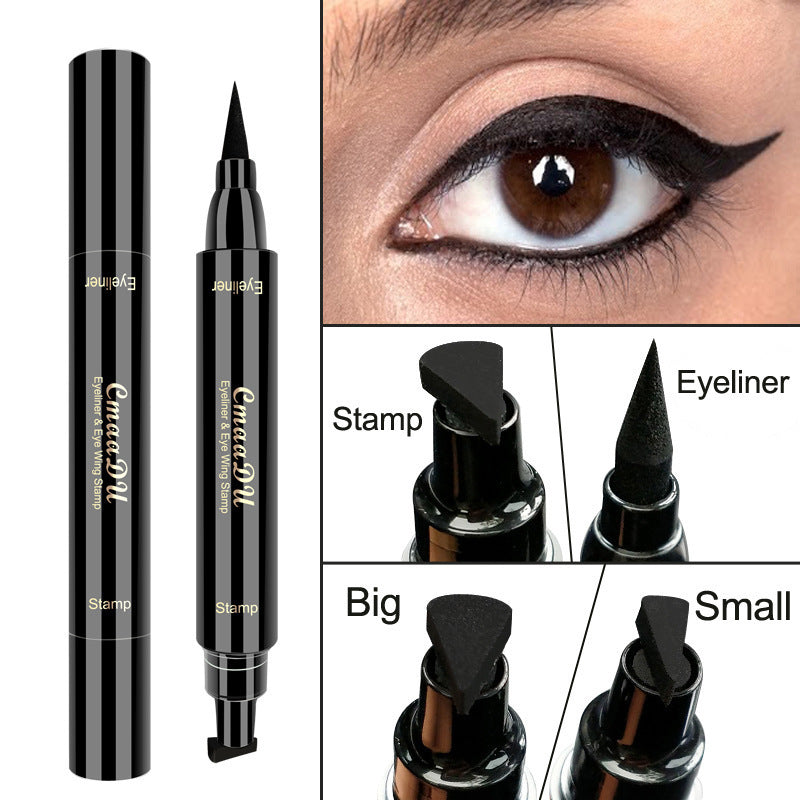 Net Red Double-headed Wing Seal Waterproof And Non-smudge Long-lasting Lazy Eyeliner