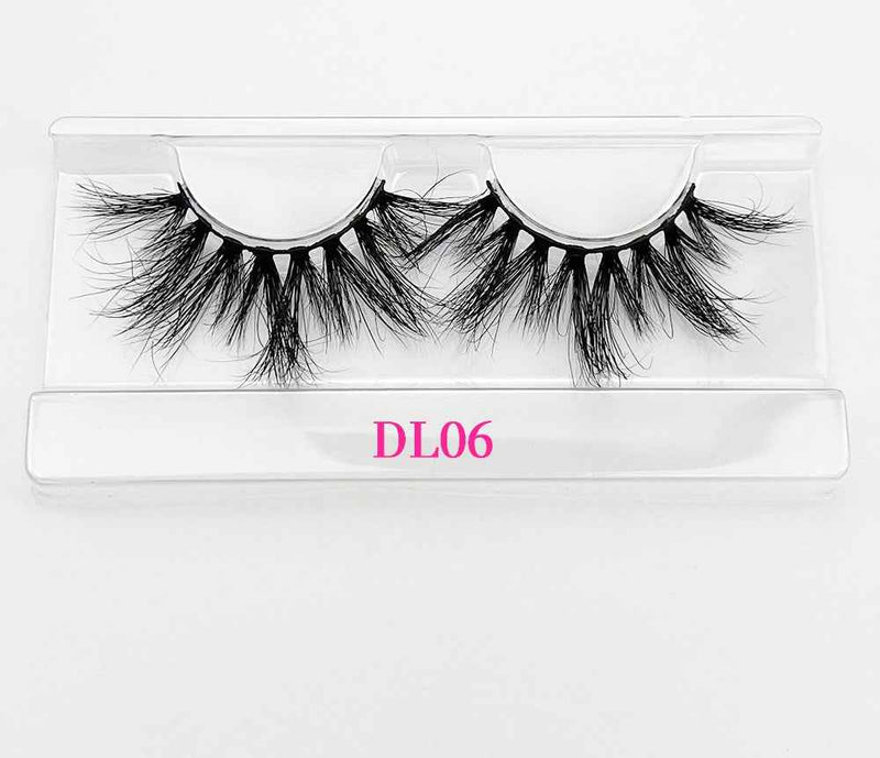 False Eyelashes Mink Thick Fluffy